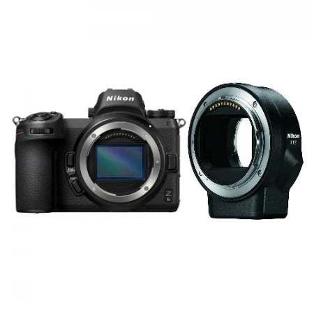 Nikon Z6 Mirrorless Digital Camera Body Only and FTZ Mount Adapter